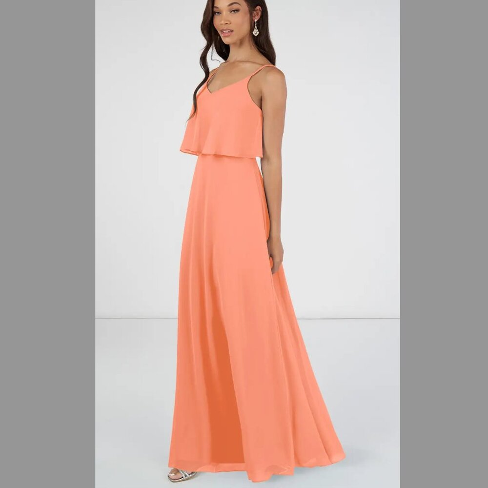 Azazie Desiree  Bridesmaid / Prom Dress Color: Sunset - Size 18 NEW (Never worn)